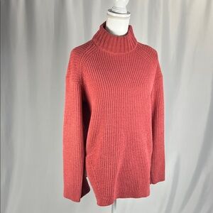 a new day Women's Turtleneck Sweater - Coral
